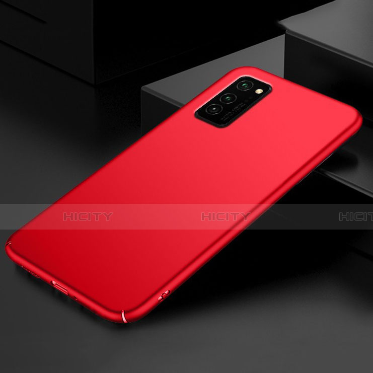 Funda Dura Plastico Rigida Carcasa Mate M01 para Huawei Honor V30 Pro 5G Rojo