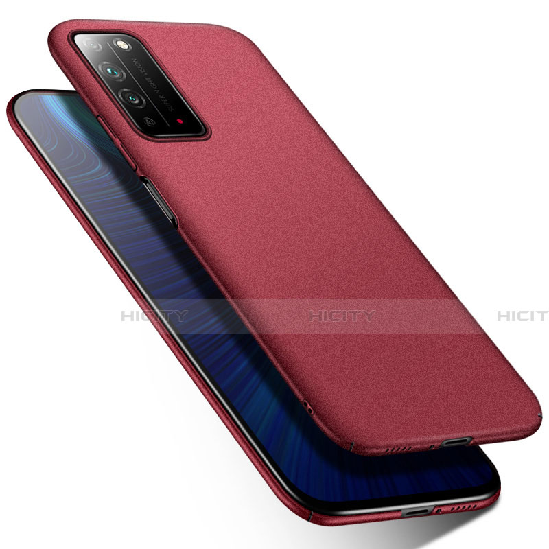 Funda Dura Plastico Rigida Carcasa Mate M01 para Huawei Honor X10 5G Rojo