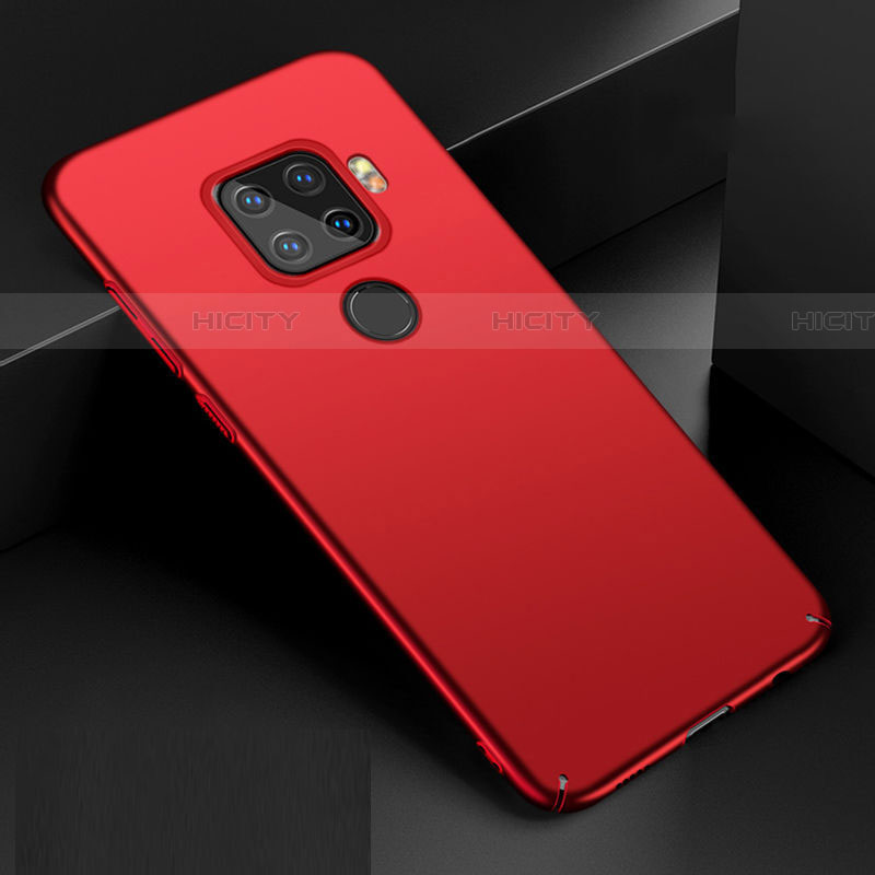 Funda Dura Plastico Rigida Carcasa Mate M01 para Huawei Mate 30 Lite Rojo