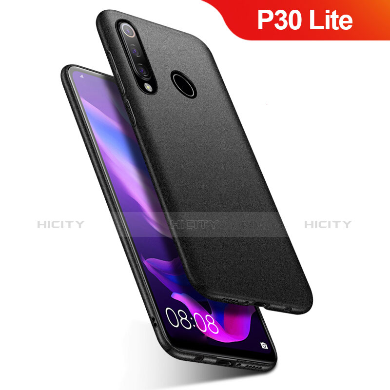 Funda Dura Plastico Rigida Carcasa Mate M01 para Huawei P30 Lite Negro