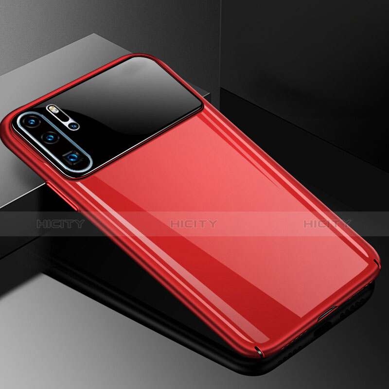 Funda Dura Plastico Rigida Carcasa Mate M01 para Huawei P30 Pro Rojo