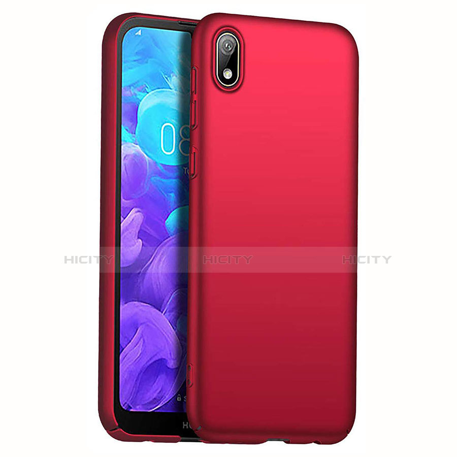 Funda Dura Plastico Rigida Carcasa Mate M01 para Huawei Y5 (2019) Rojo