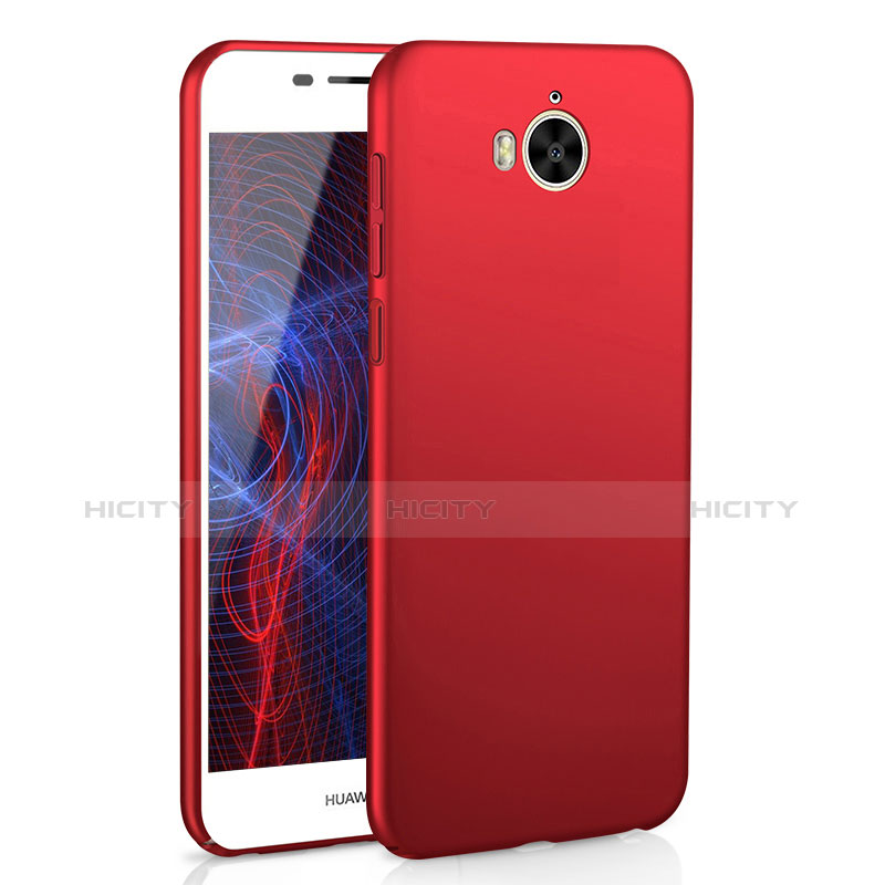 Funda Dura Plastico Rigida Carcasa Mate M01 para Huawei Y6 (2017) Rojo