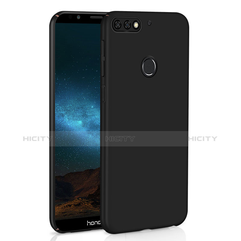 Funda Dura Plastico Rigida Carcasa Mate M01 para Huawei Y7 (2018) Negro