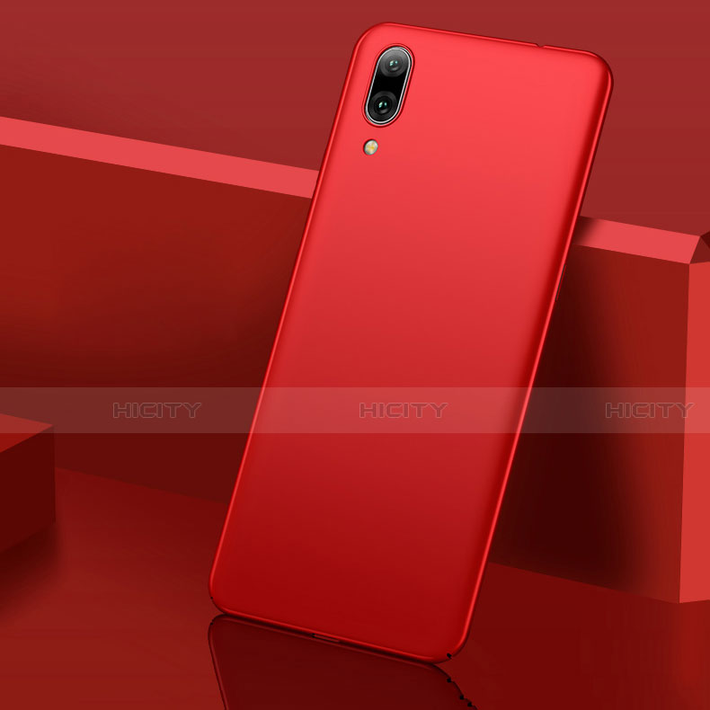 Funda Dura Plastico Rigida Carcasa Mate M01 para Huawei Y7 (2019) Rojo