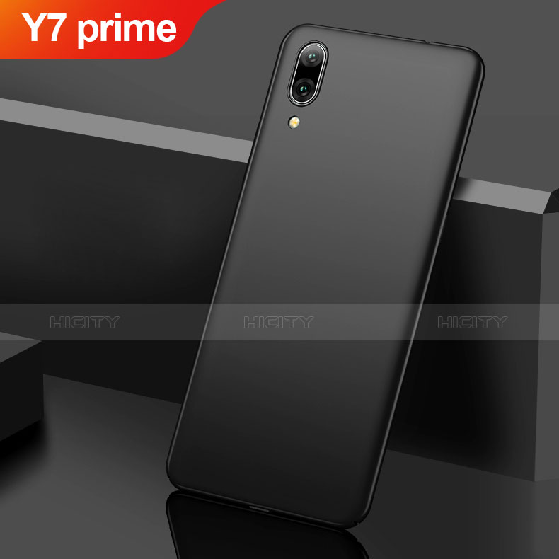 Funda Dura Plastico Rigida Carcasa Mate M01 para Huawei Y7 Prime (2019) Negro