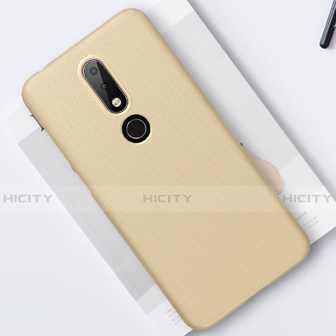 Funda Dura Plastico Rigida Carcasa Mate M01 para Nokia 6.1 Plus Oro