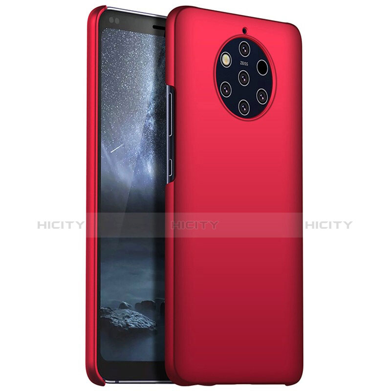 Funda Dura Plastico Rigida Carcasa Mate M01 para Nokia 9 PureView Rojo
