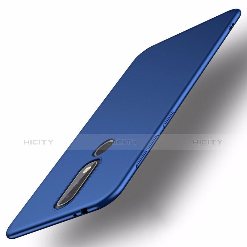 Funda Dura Plastico Rigida Carcasa Mate M01 para Nokia X5 Azul