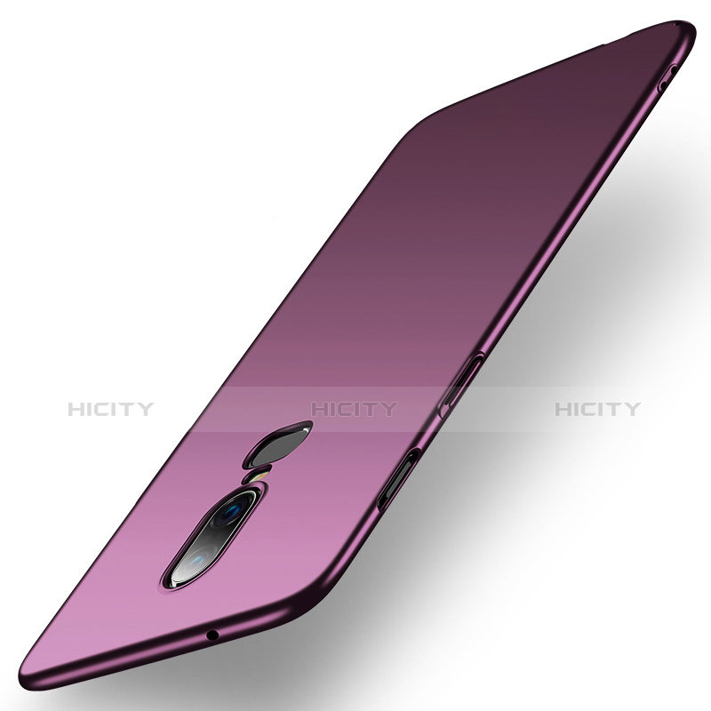 Funda Dura Plastico Rigida Carcasa Mate M01 para OnePlus 6 Morado