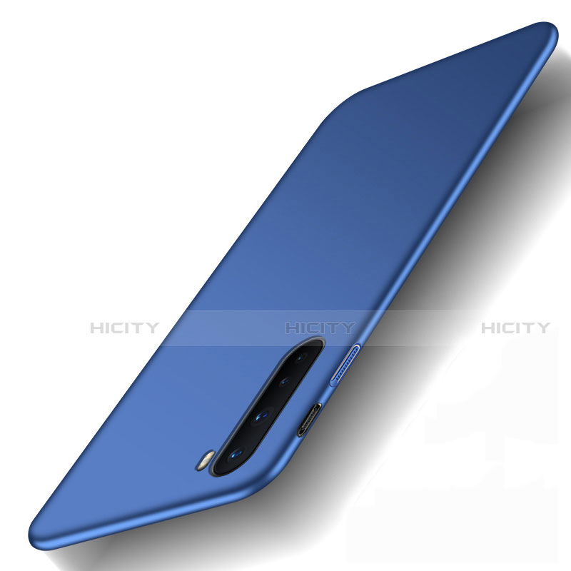 Funda Dura Plastico Rigida Carcasa Mate M01 para OnePlus Nord Azul