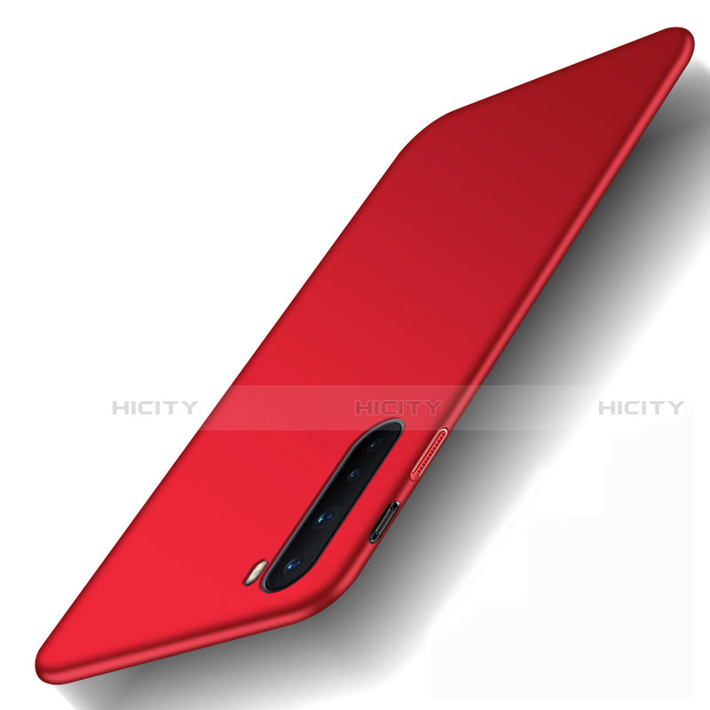 Funda Dura Plastico Rigida Carcasa Mate M01 para OnePlus Nord Rojo