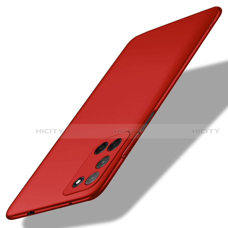 Funda Dura Plastico Rigida Carcasa Mate M01 para Oppo A92 Rojo