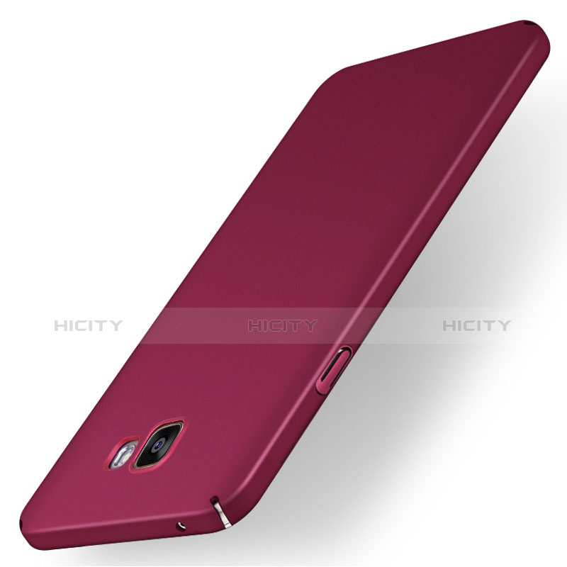 Funda Dura Plastico Rigida Carcasa Mate M01 para Samsung Galaxy A7 (2016) A7100 Rojo