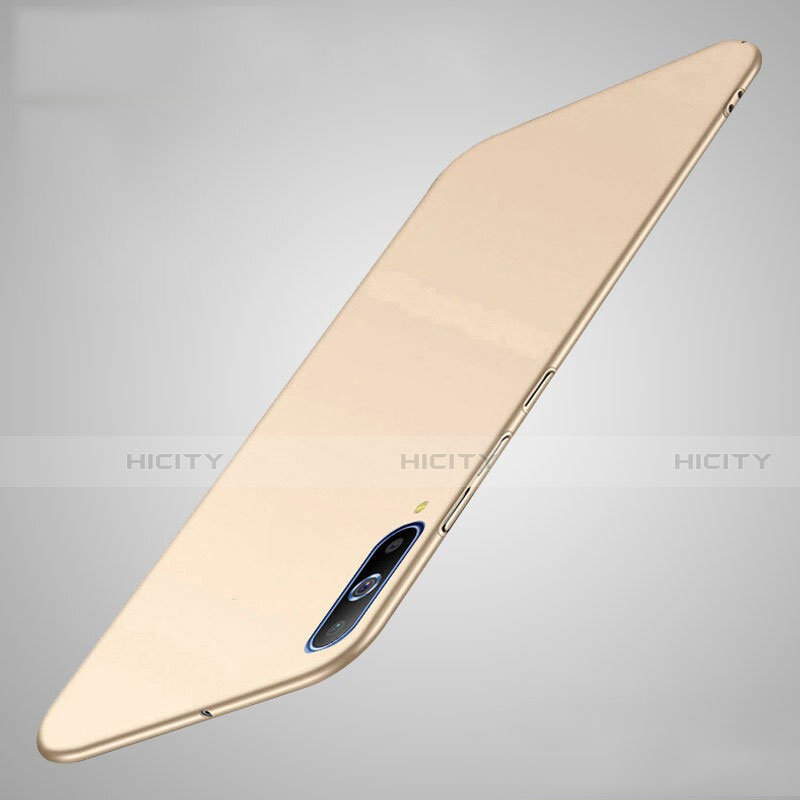 Funda Dura Plastico Rigida Carcasa Mate M01 para Samsung Galaxy A70 Oro