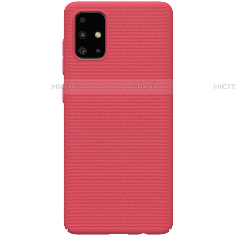 Funda Dura Plastico Rigida Carcasa Mate M01 para Samsung Galaxy A71 5G Rojo