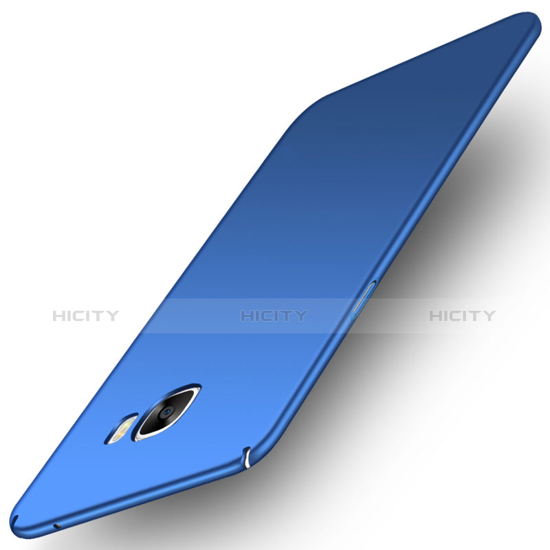 Funda Dura Plastico Rigida Carcasa Mate M01 para Samsung Galaxy C7 Pro C7010 Azul
