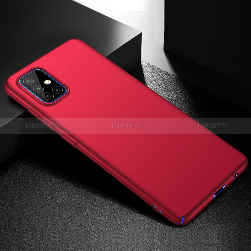 Funda Dura Plastico Rigida Carcasa Mate M01 para Samsung Galaxy M40S Rojo