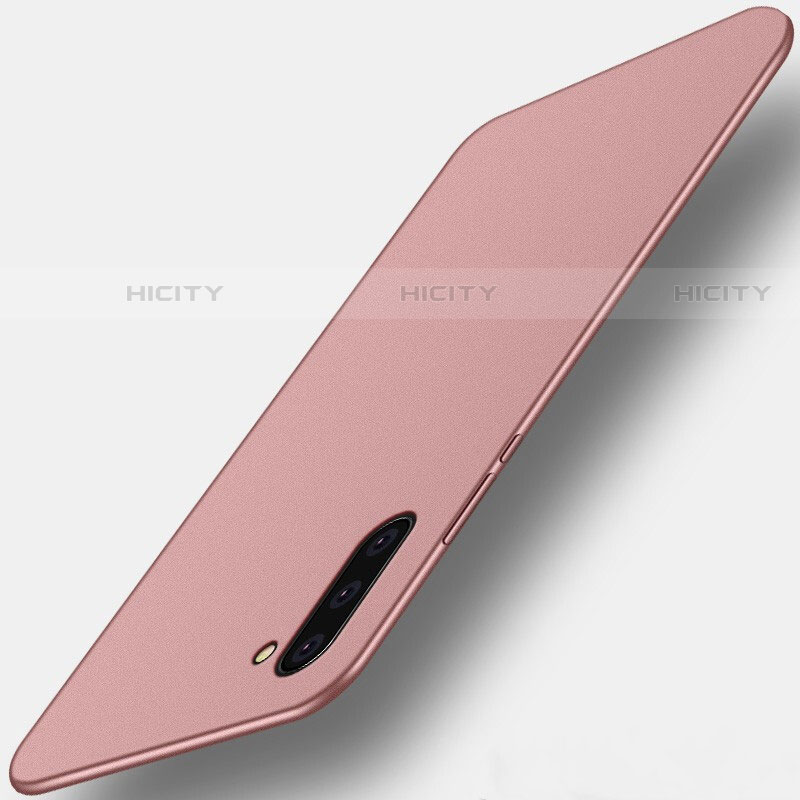 Funda Dura Plastico Rigida Carcasa Mate M01 para Samsung Galaxy Note 10 5G Oro Rosa