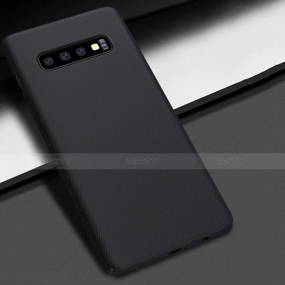 Funda Dura Plastico Rigida Carcasa Mate M01 para Samsung Galaxy S10 Plus Negro