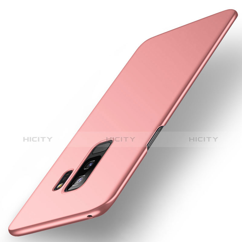 Funda Dura Plastico Rigida Carcasa Mate M01 para Samsung Galaxy S9 Plus Oro Rosa