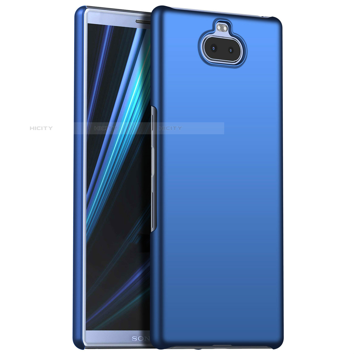 Funda Dura Plastico Rigida Carcasa Mate M01 para Sony Xperia 10 Azul