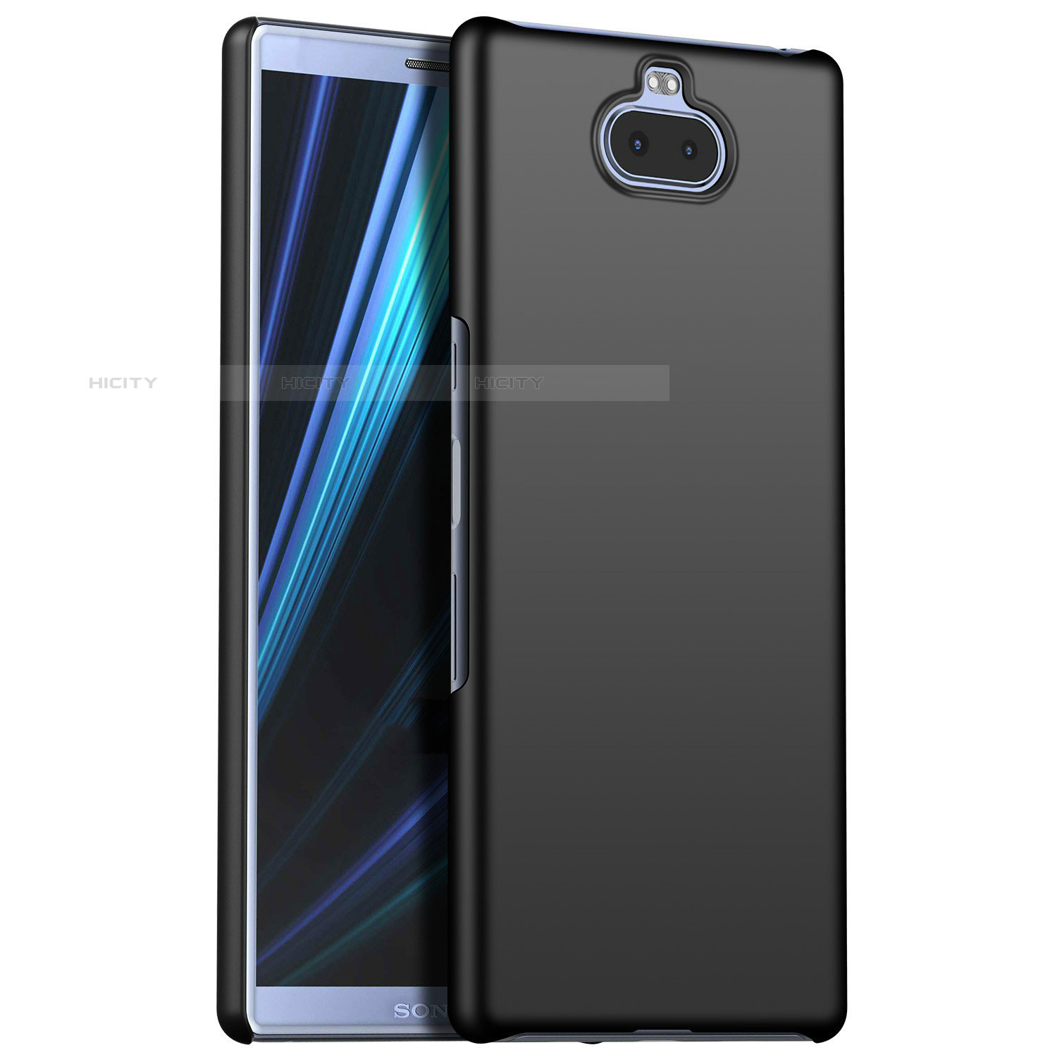 Funda Dura Plastico Rigida Carcasa Mate M01 para Sony Xperia XA3 Ultra Negro