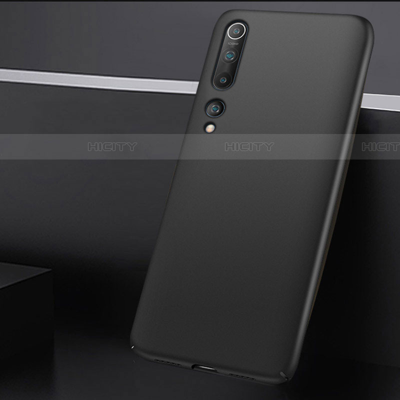 Funda Dura Plastico Rigida Carcasa Mate M01 para Xiaomi Mi 10 Negro