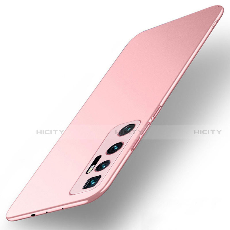 Funda Dura Plastico Rigida Carcasa Mate M01 para Xiaomi Mi 10 Ultra Oro Rosa