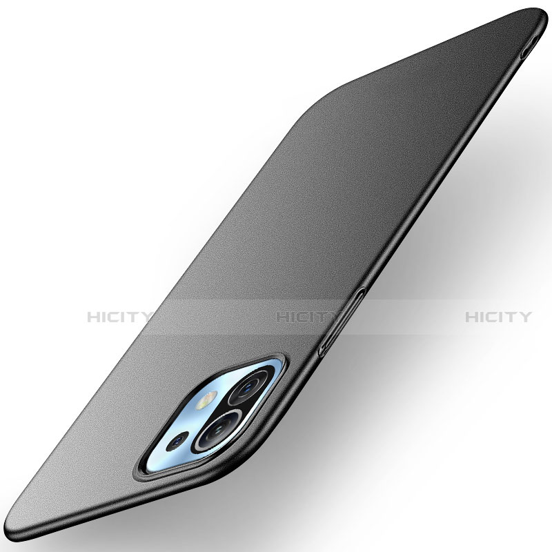 Funda Dura Plastico Rigida Carcasa Mate M01 para Xiaomi Mi 11 5G Negro