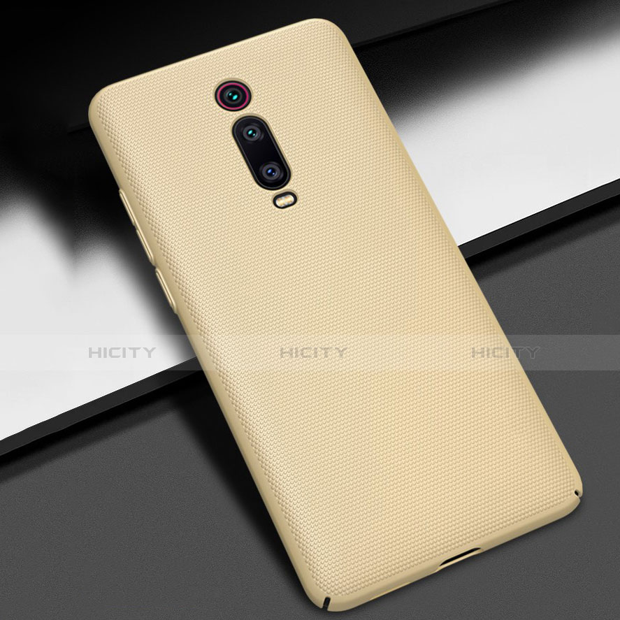 Funda Dura Plastico Rigida Carcasa Mate M01 para Xiaomi Mi 9T Pro Oro