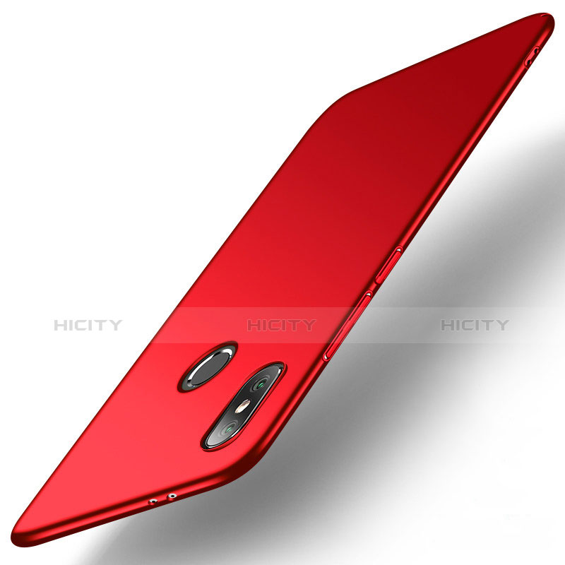 Funda Dura Plastico Rigida Carcasa Mate M01 para Xiaomi Mi A2 Rojo