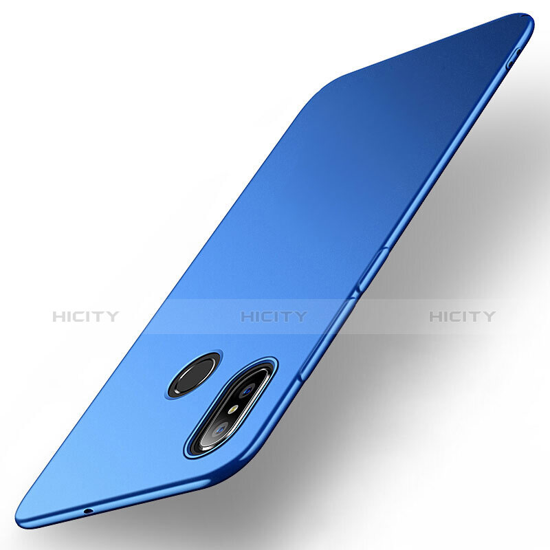 Funda Dura Plastico Rigida Carcasa Mate M01 para Xiaomi Mi Max 3 Azul