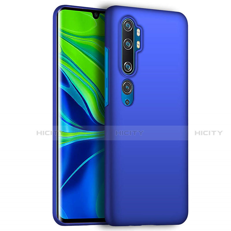 Funda Dura Plastico Rigida Carcasa Mate M01 para Xiaomi Mi Note 10 Azul