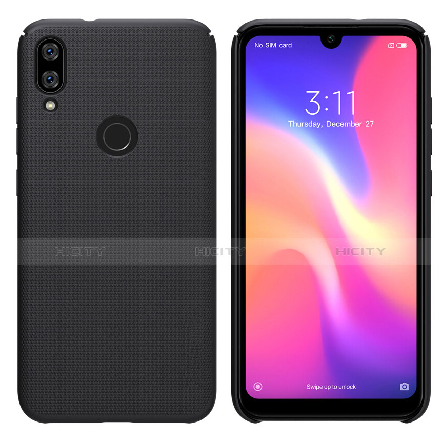 Funda Dura Plastico Rigida Carcasa Mate M01 para Xiaomi Mi Play 4G Negro