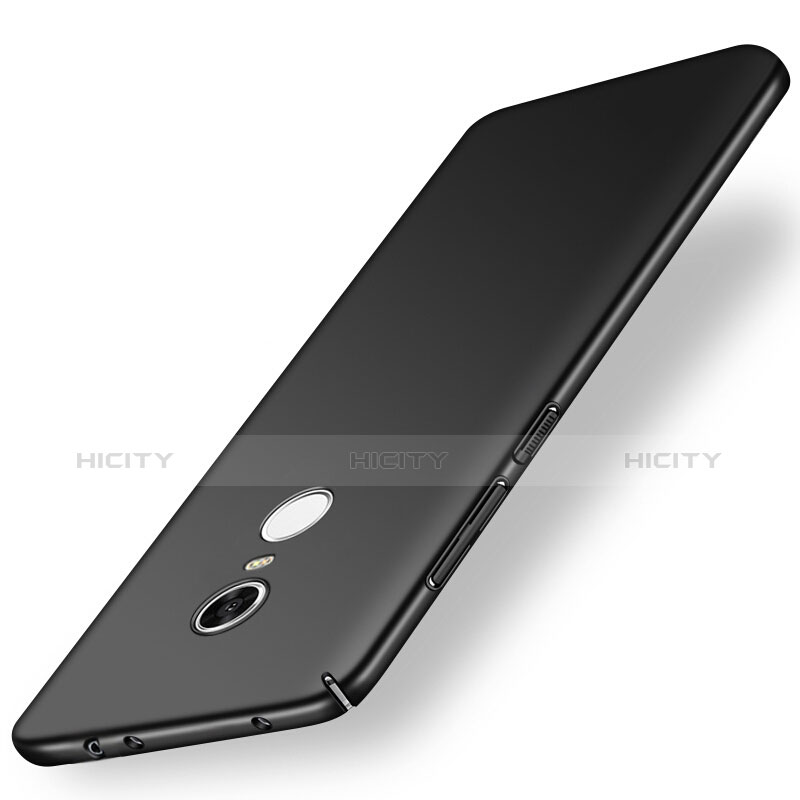 Funda Dura Plastico Rigida Carcasa Mate M01 para Xiaomi Redmi Note 5 Indian Version Negro