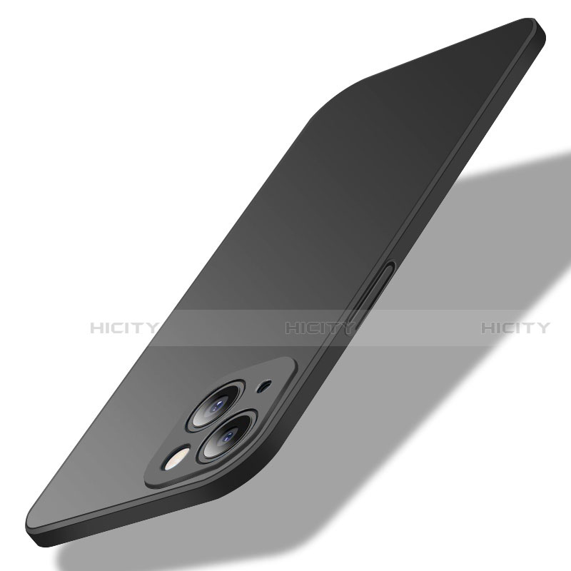 Funda Dura Plastico Rigida Carcasa Mate M02 para Apple iPhone 14 Plus Negro