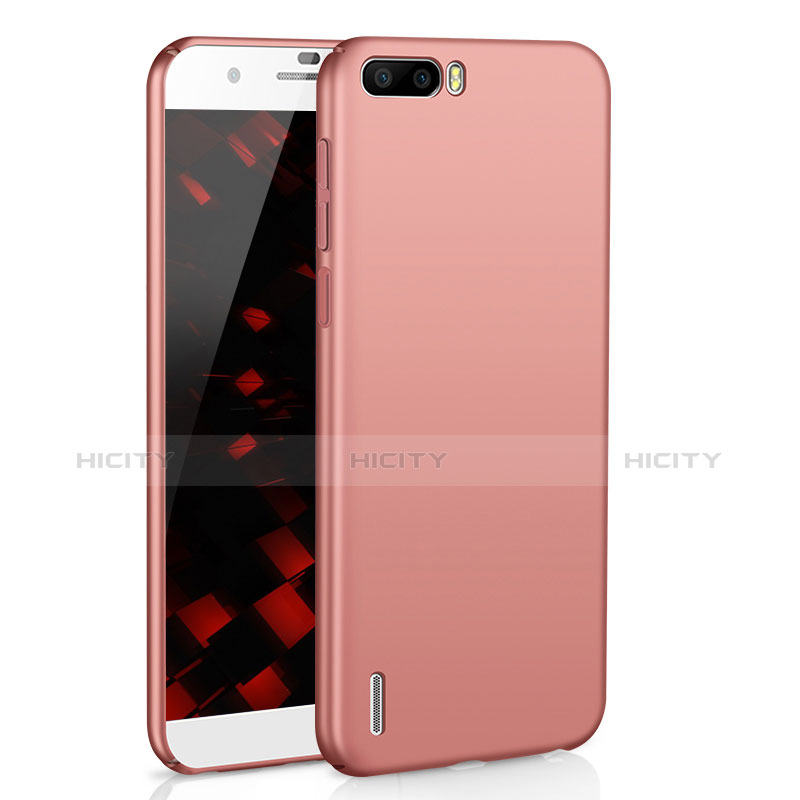 Funda Dura Plastico Rigida Carcasa Mate M02 para Huawei Honor 6 Plus Oro Rosa