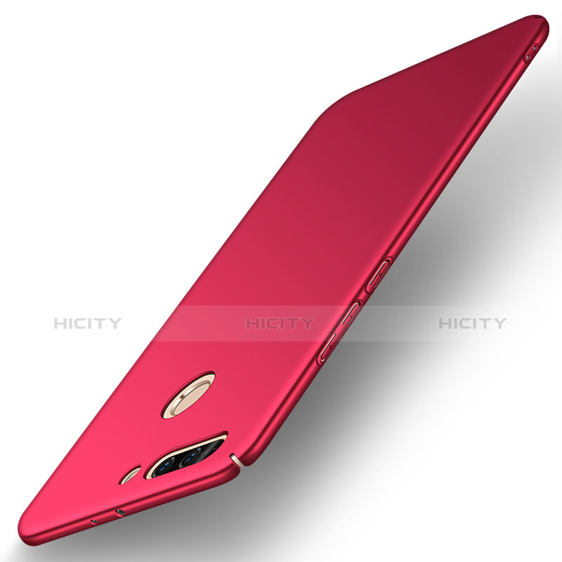 Funda Dura Plastico Rigida Carcasa Mate M02 para Huawei Honor 8 Pro Rojo