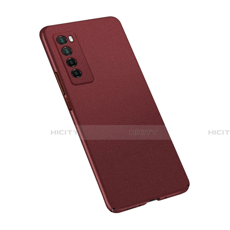 Funda Dura Plastico Rigida Carcasa Mate M02 para Huawei Nova 7 5G Rojo