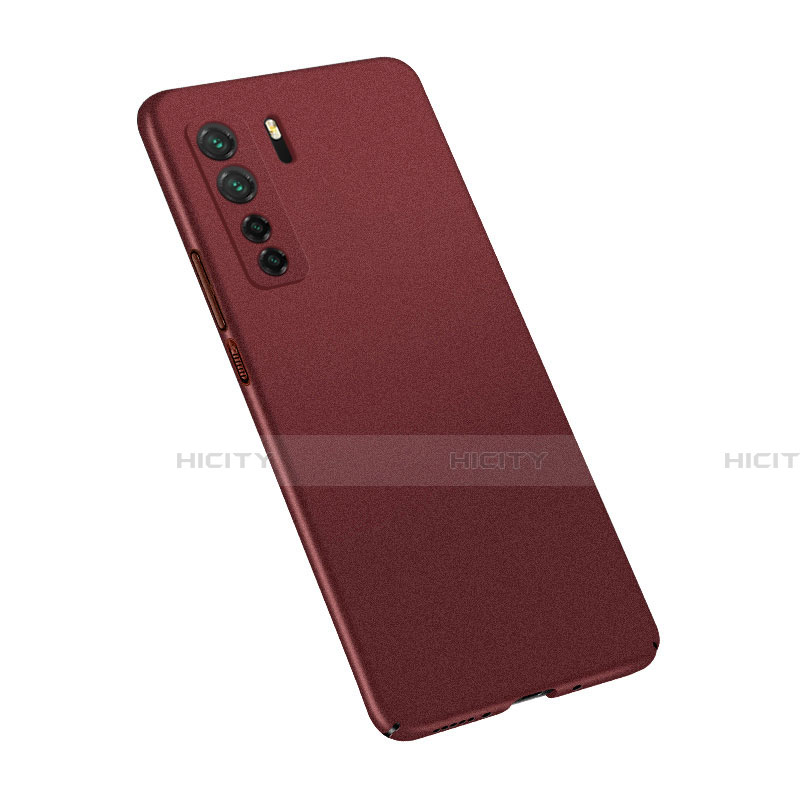 Funda Dura Plastico Rigida Carcasa Mate M02 para Huawei Nova 7 SE 5G Rojo Rosa