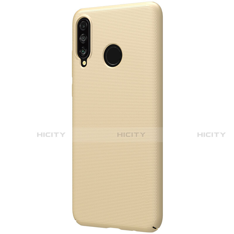 Funda Dura Plastico Rigida Carcasa Mate M02 para Huawei P30 Lite New Edition Oro