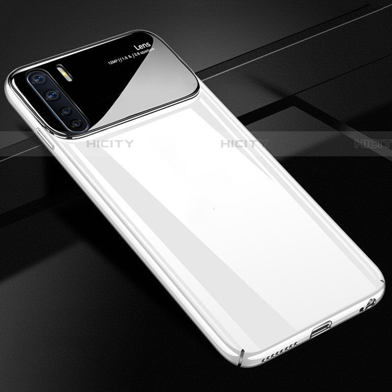 Funda Dura Plastico Rigida Carcasa Mate M02 para Oppo A91 Blanco