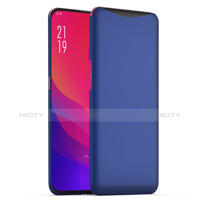 Funda Dura Plastico Rigida Carcasa Mate M02 para Oppo Find X Azul