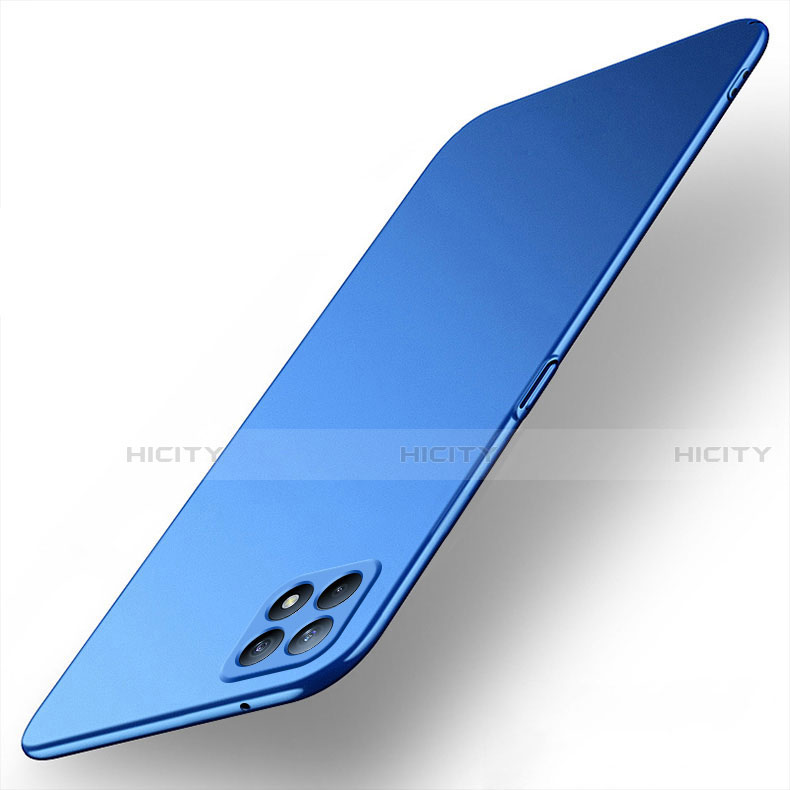 Funda Dura Plastico Rigida Carcasa Mate M02 para Oppo Reno4 SE 5G Azul