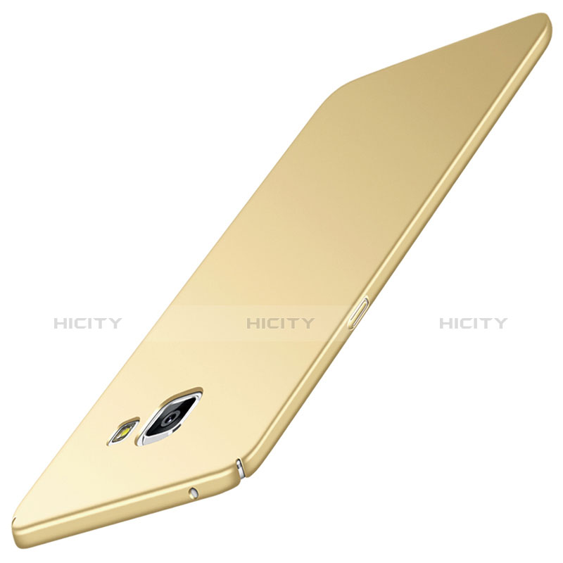 Funda Dura Plastico Rigida Carcasa Mate M02 para Samsung Galaxy A5 (2016) SM-A510F Oro