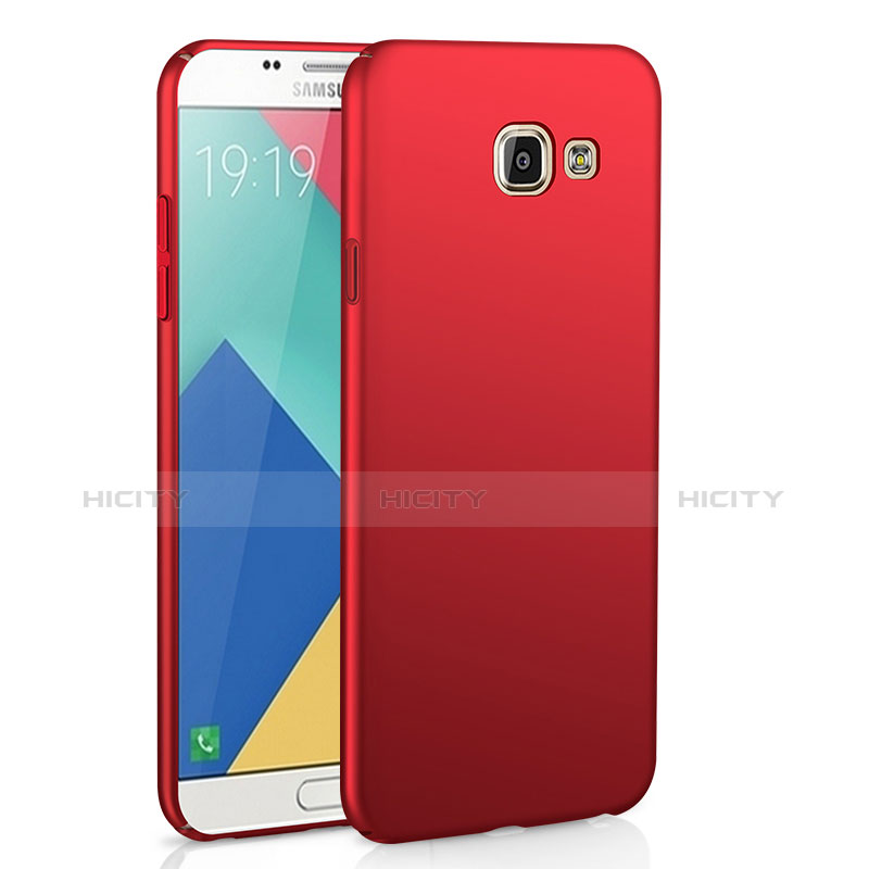 Funda Dura Plastico Rigida Carcasa Mate M02 para Samsung Galaxy A9 Pro (2016) SM-A9100 Rojo