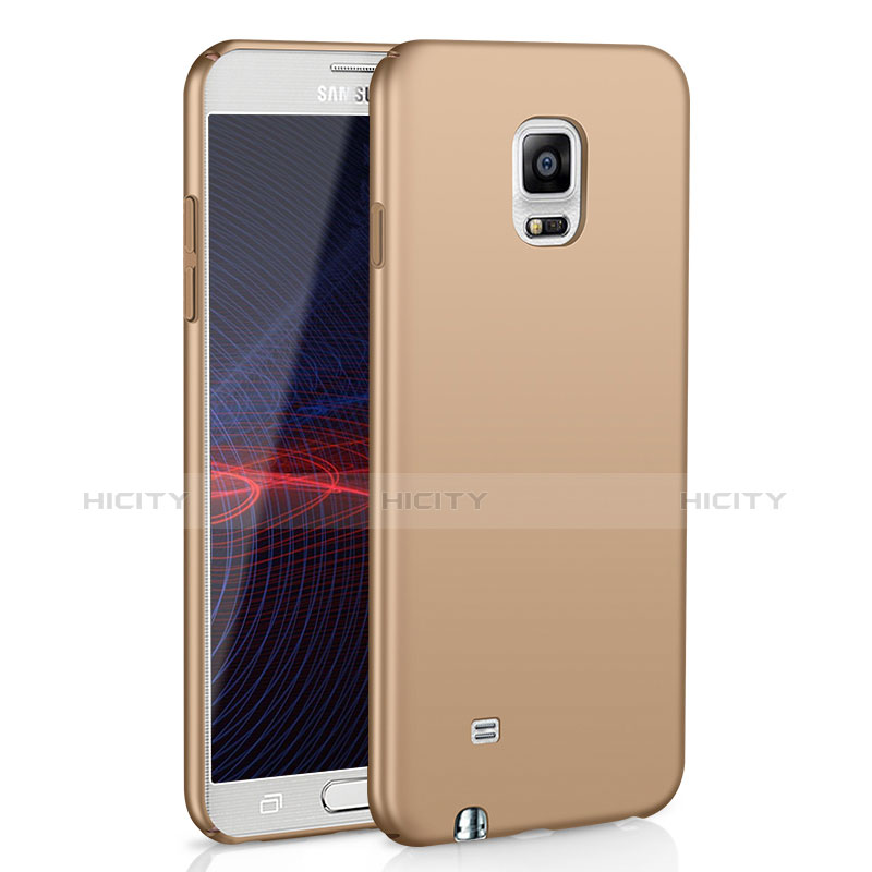 Funda Dura Plastico Rigida Carcasa Mate M02 para Samsung Galaxy Note 4 SM-N910F Oro