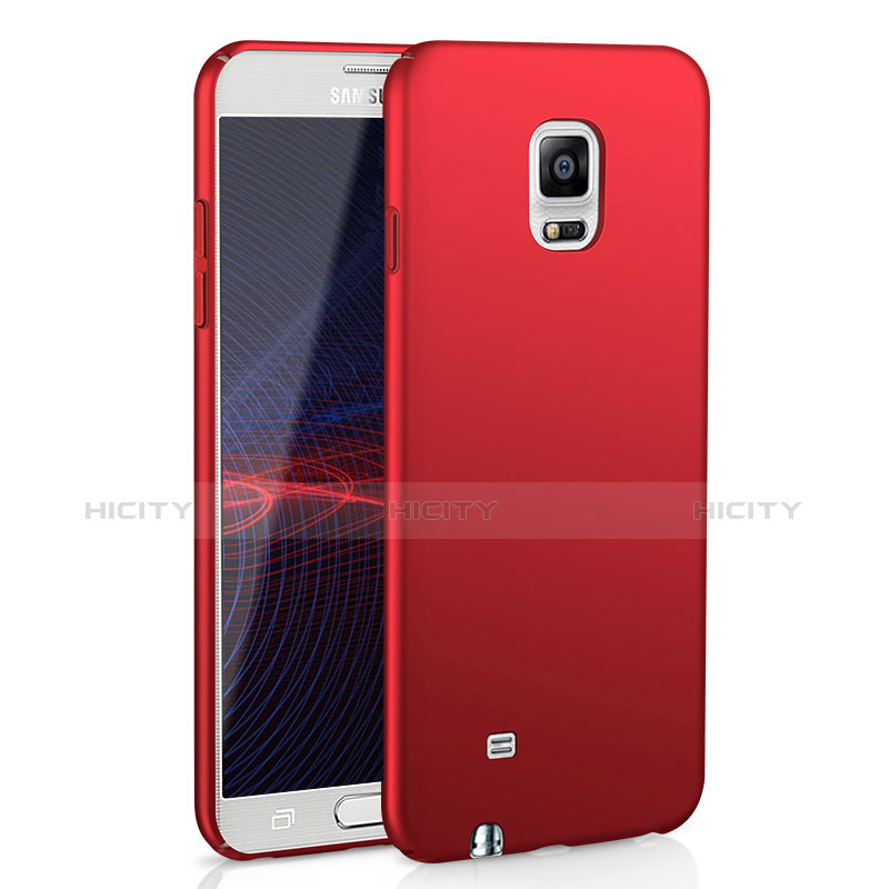Funda Dura Plastico Rigida Carcasa Mate M02 para Samsung Galaxy Note 4 SM-N910F Rojo