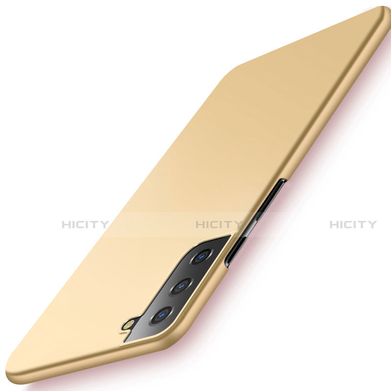 Funda Dura Plastico Rigida Carcasa Mate M02 para Samsung Galaxy S21 Plus 5G Oro
